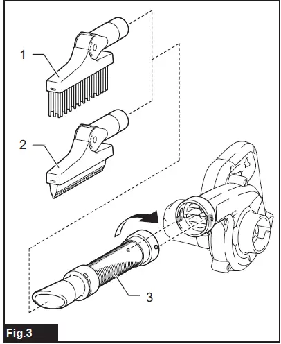 makita-UB100D-CXT-Variable-3-Speed-Blower-Instruction-fig-3