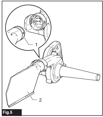 makita-UB100D-CXT-Variable-3-Speed-Blower-Instruction-fig-5