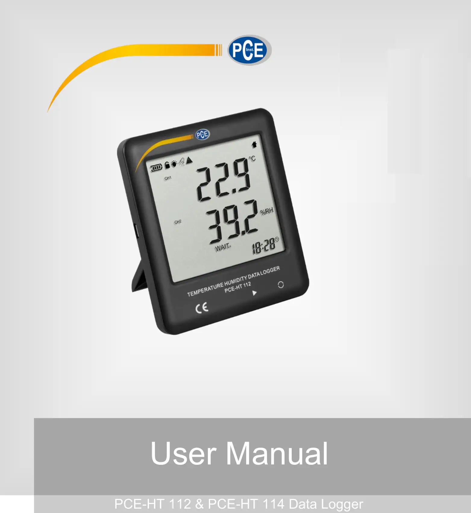 PCE-HT 114 Temperature and Humidity Data Logger User Manual