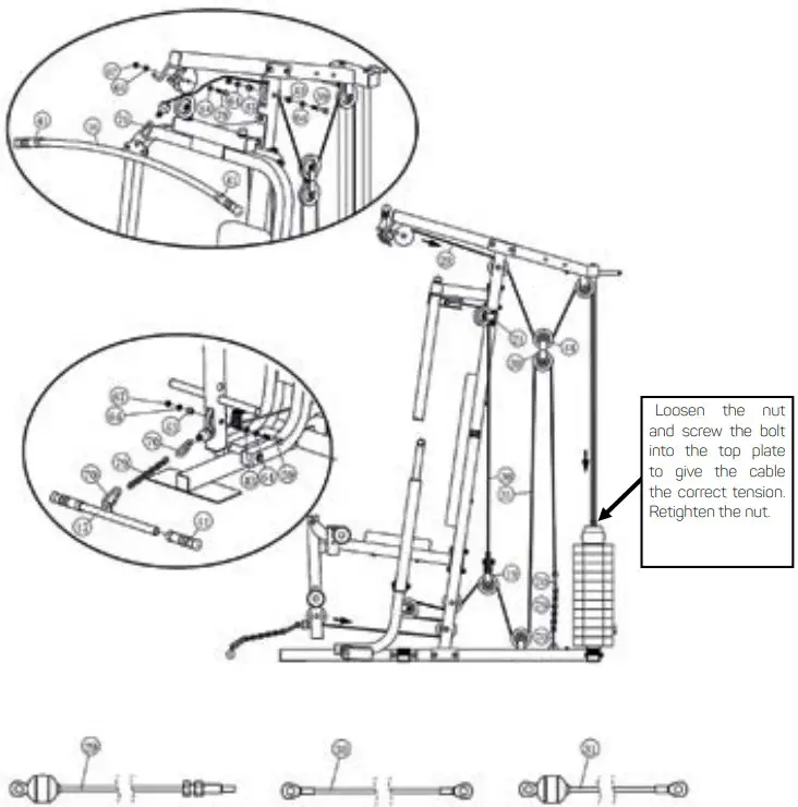 FITFIU GYM-300 Multi Station Home Gym - Figure 11
