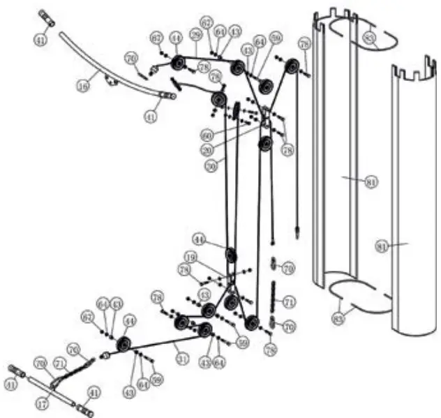 FITFIU GYM-300 Multi Station Home Gym - Figure 2