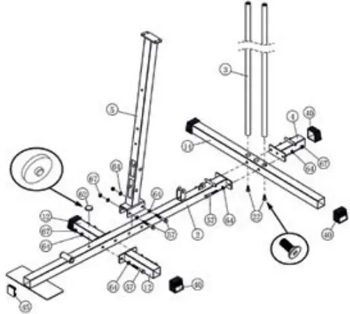 FITFIU GYM-300 Multi Station Home Gym - Figure 3