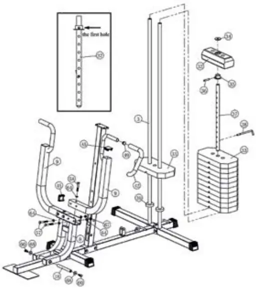 FITFIU GYM-300 Multi Station Home Gym - Figure 4