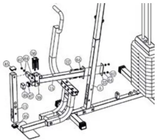FITFIU GYM-300 Multi Station Home Gym - Figure 7