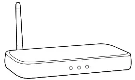 Philips Roku TV 4764 , 4664 series - Wireless router