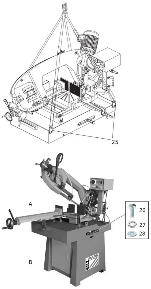 HOLZMANN BS320TOP Head Band Saw - fig 1