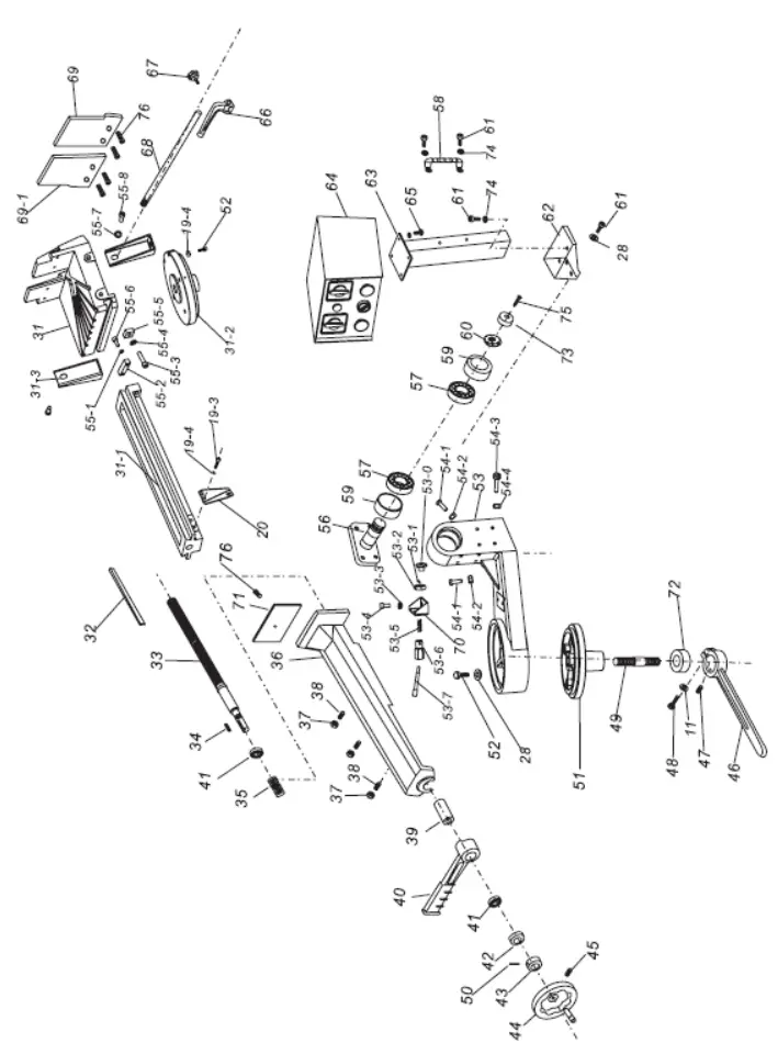 HOLZMANN BS320TOP Head Band Saw - fig 19
