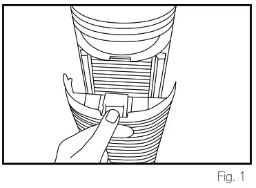 Homedics Total Clean Tower Air Cleaner - Operating Instructions Fig 1