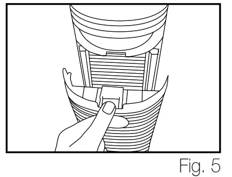 Homedics Total Clean Tower Air Cleaner - Operating Instructions Fig 5