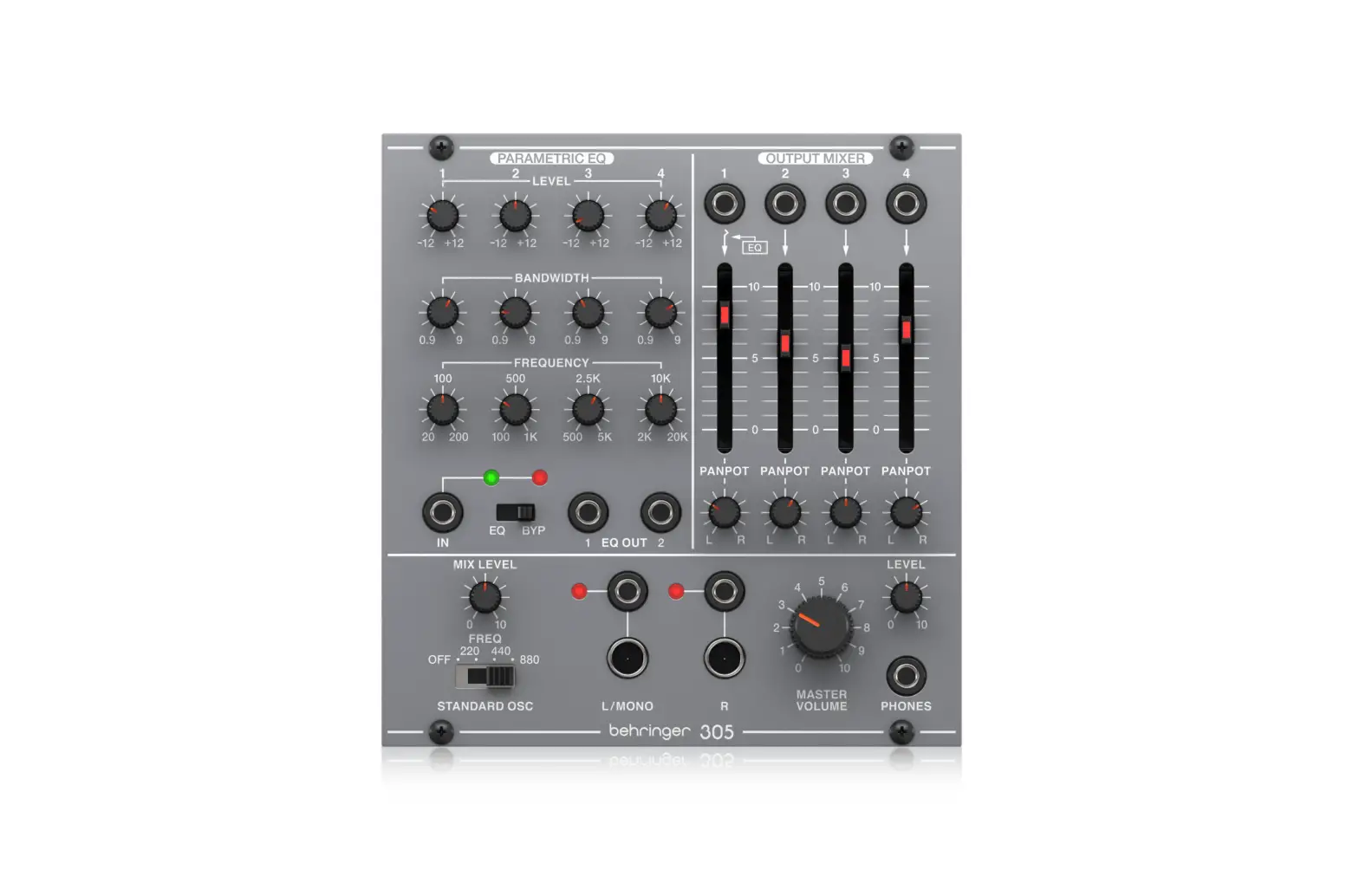 Behringer 305 Eq/mixer/output User Guide Behringer 305 Eq/mixer/output User Guide