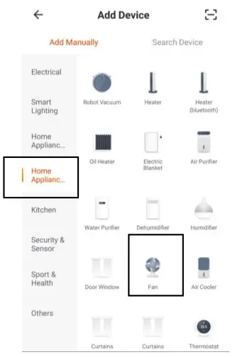 electriQ IQ-PURECOOLUVW Bladeless -Appliance tab