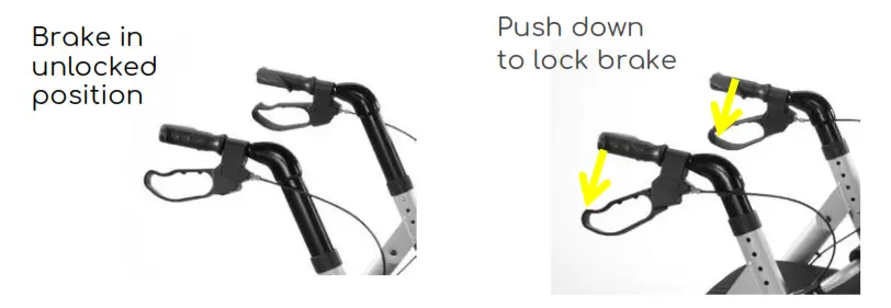 Comodita Spazio Special Extra Wide Rolling Walker with Orthopedic Seat - fig4