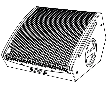 IDea EXO SM16 Dual 8 Inch Passive Stage Monitor-