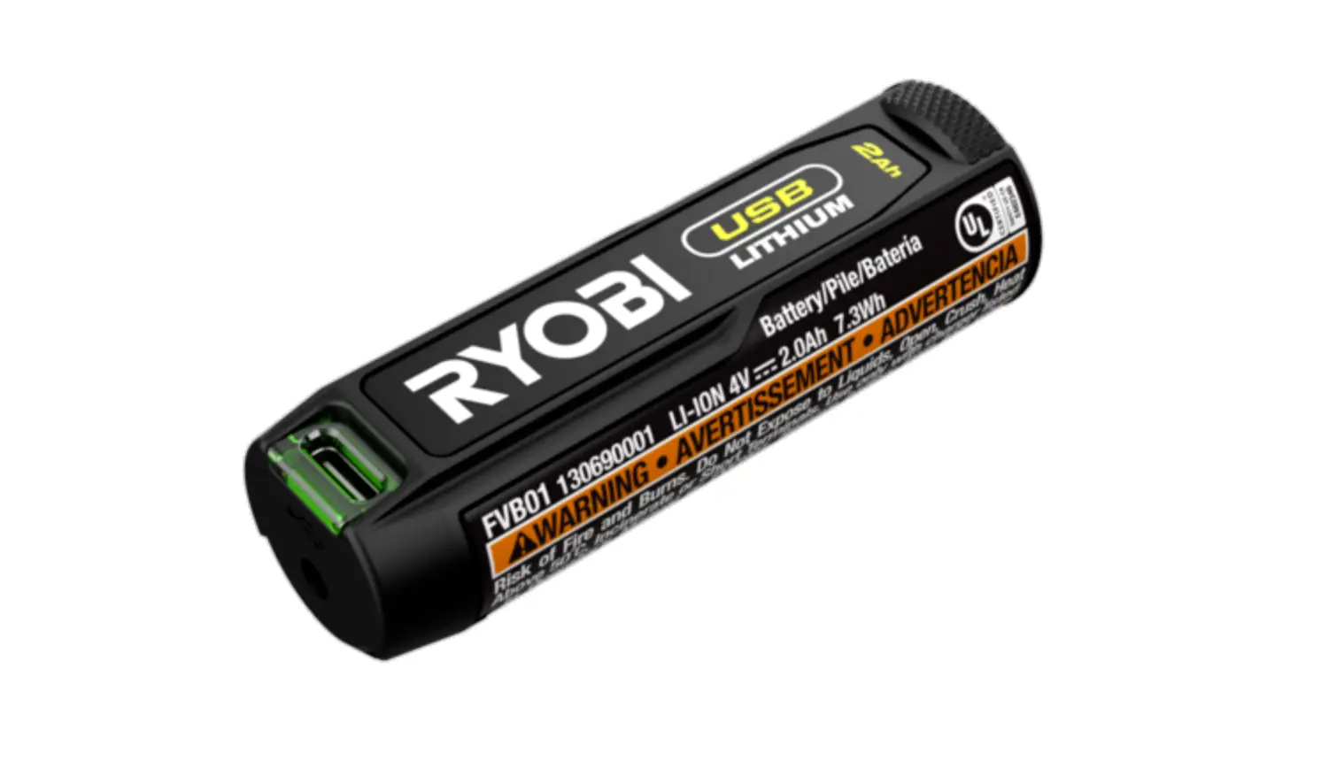 Ryobi Fvb01 Usb Lithium Battery Pack Owner's Manual