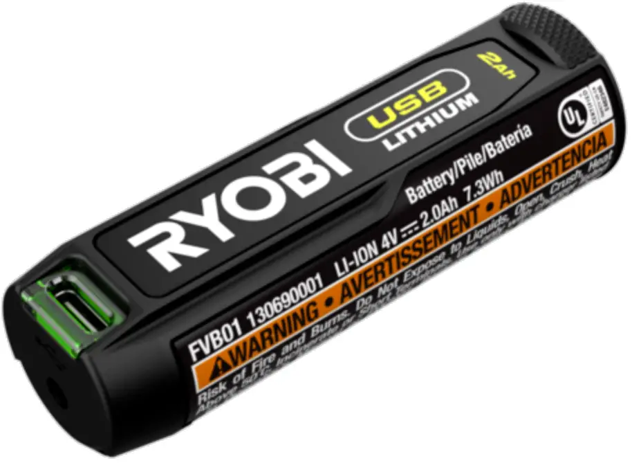RYOBI FVB01 USB Lithium Battery Pack