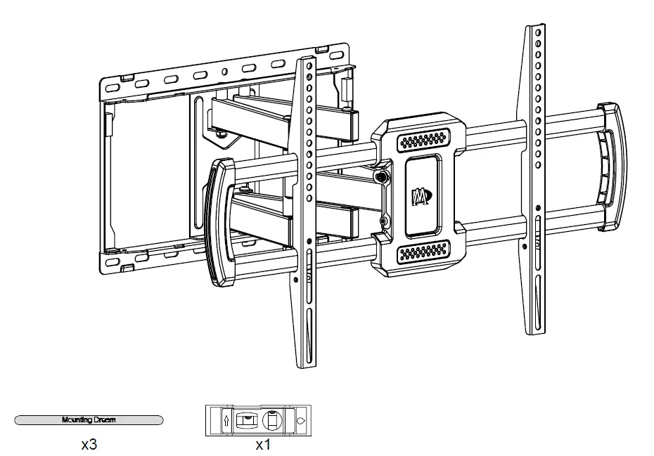 Mounting-Dream-MD2296-TV-Mount-Bracket-FIG-1