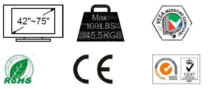 Mounting-Dream-MD2296-TV-Mount-Bracket-FIG-2