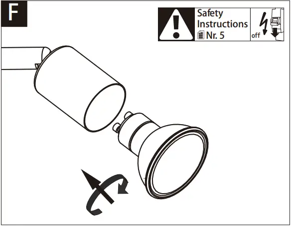 Paulmann 667.63 Carolina Spotlight 01F