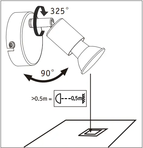 Paulmann 667.63 Carolina Spotlight 01FA
