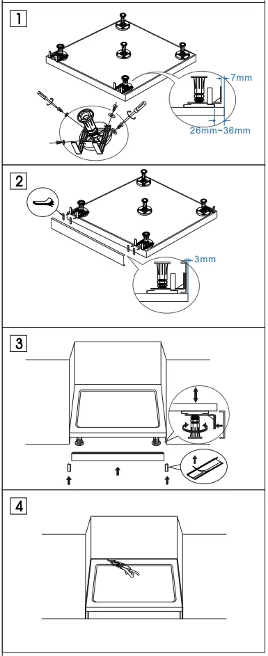 BERNSTEIN-80X80-Shower-Tray-FIG 3