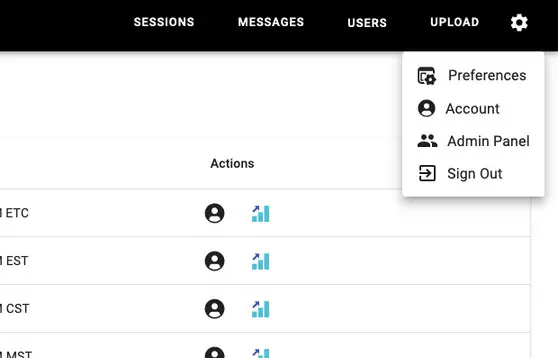 WESPER Sleep Provider Portal - MESSAGES USERS AND DETTINGS TAB 4