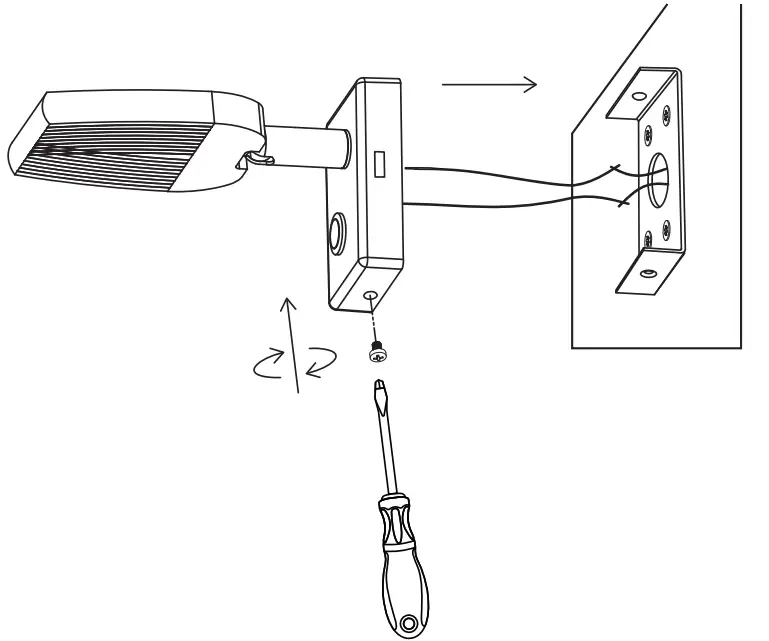 relaxn 709901 LED Blade Reading Light Installation Instructions illustration