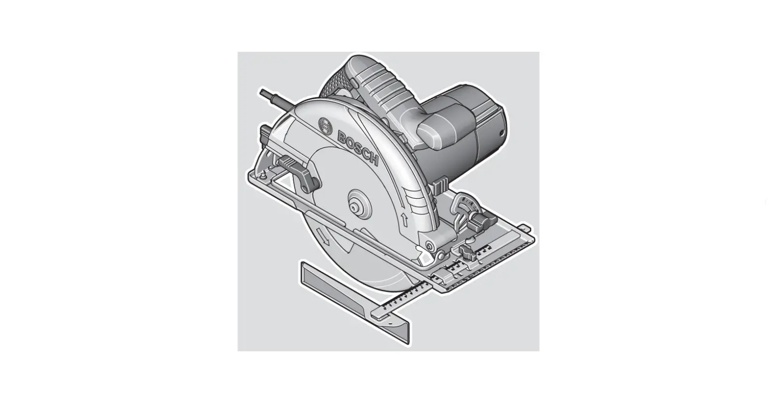 Bosch Gks 235 Turbo Hand Held Circular Saw Instruction Manual
