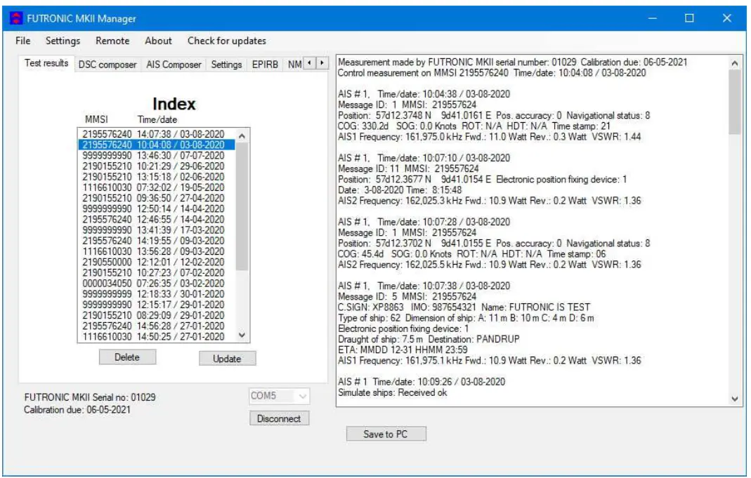 DANPHONE Futronic MKII Manager - fig 1