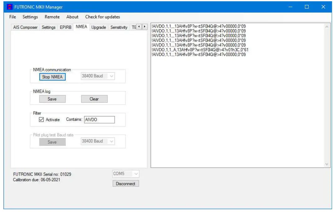 DANPHONE Futronic MKII Manager - fig 10