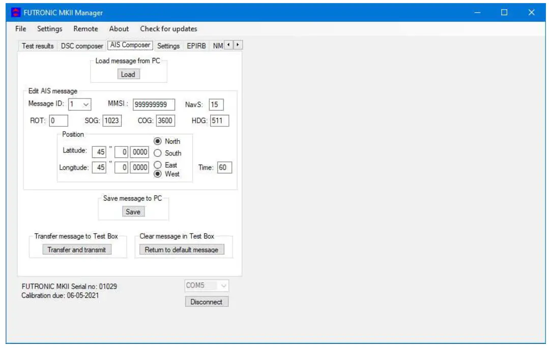 DANPHONE Futronic MKII Manager - fig 3