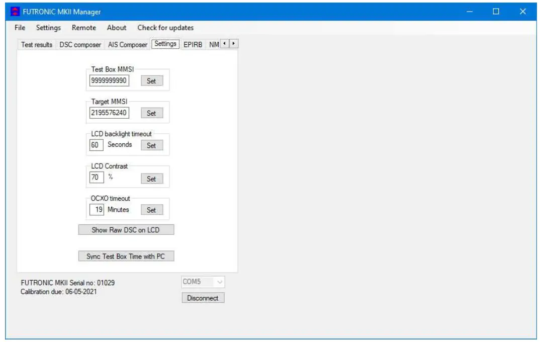 DANPHONE Futronic MKII Manager - fig 4