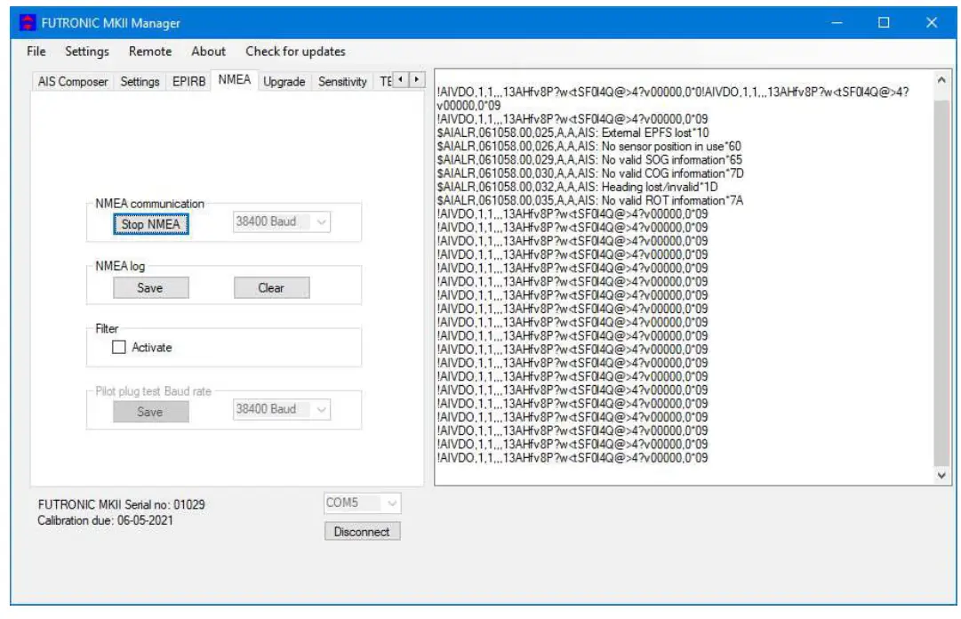 DANPHONE Futronic MKII Manager - fig 9