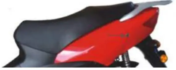 ZEV 1618384857 Electric Motor Scooter and Motorcycle - under the seat