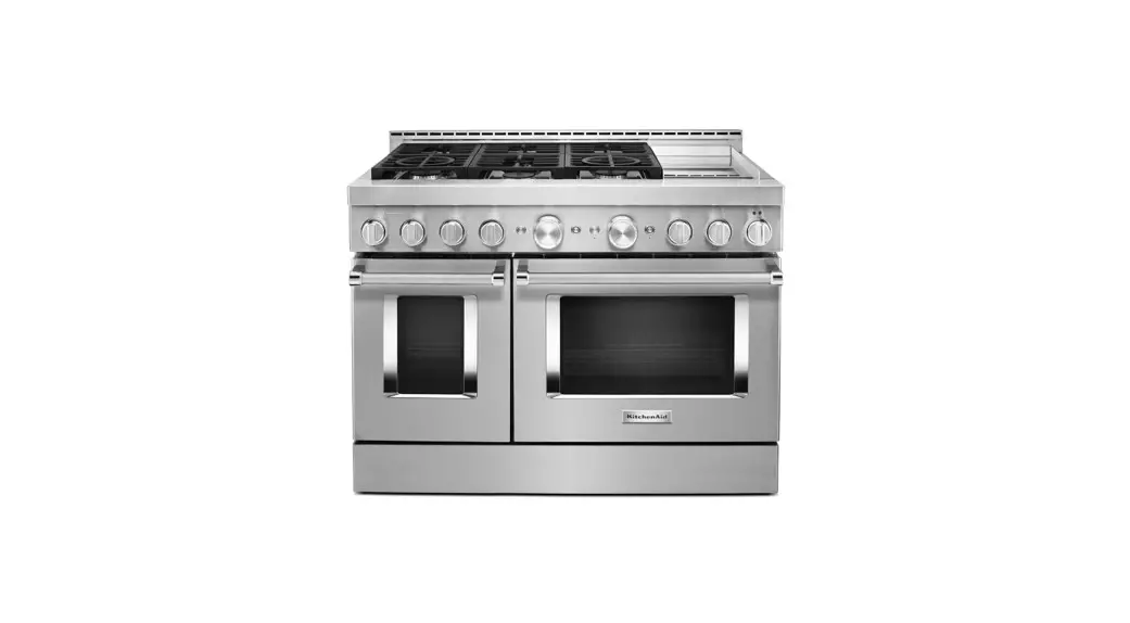 Kitchenaid Kfdc500jx-1 48 Inch Stainless Steel Commercial Style Freestanding Gas Range User Manual