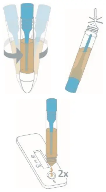 PRAXISDIENST 920006N-10 NADAL Norovirus GI-GII Test - fig 3