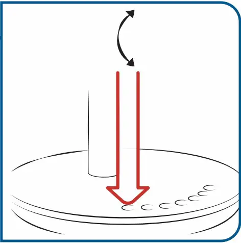 Select up-down oscillation