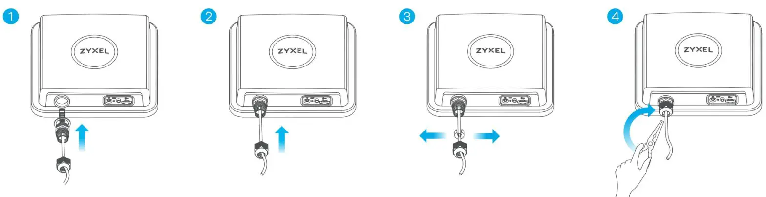 ZYXEL LTE7490-M904 4G LTE-A Pro Outdoor Router - Step 2