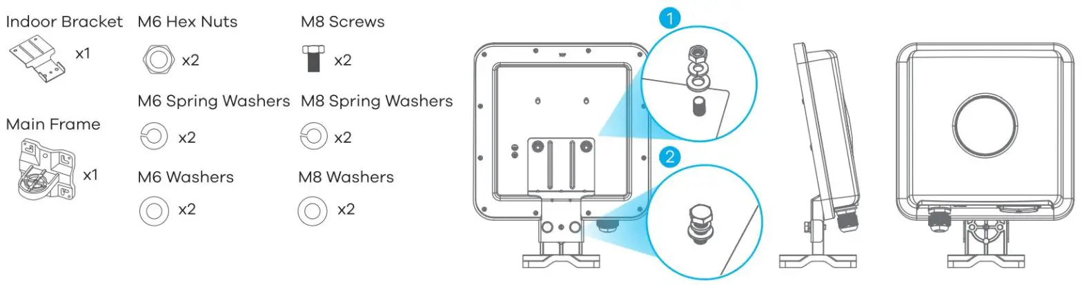 ZYXEL LTE7490-M904 4G LTE-A Pro Outdoor Router - Toble