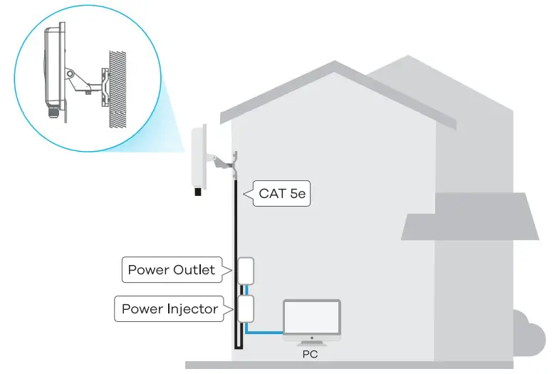 ZYXEL LTE7490-M904 4G LTE-A Pro Outdoor Router - Wallkit