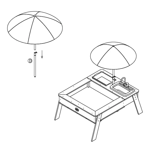AXI Sand and Water Table Linda 6
