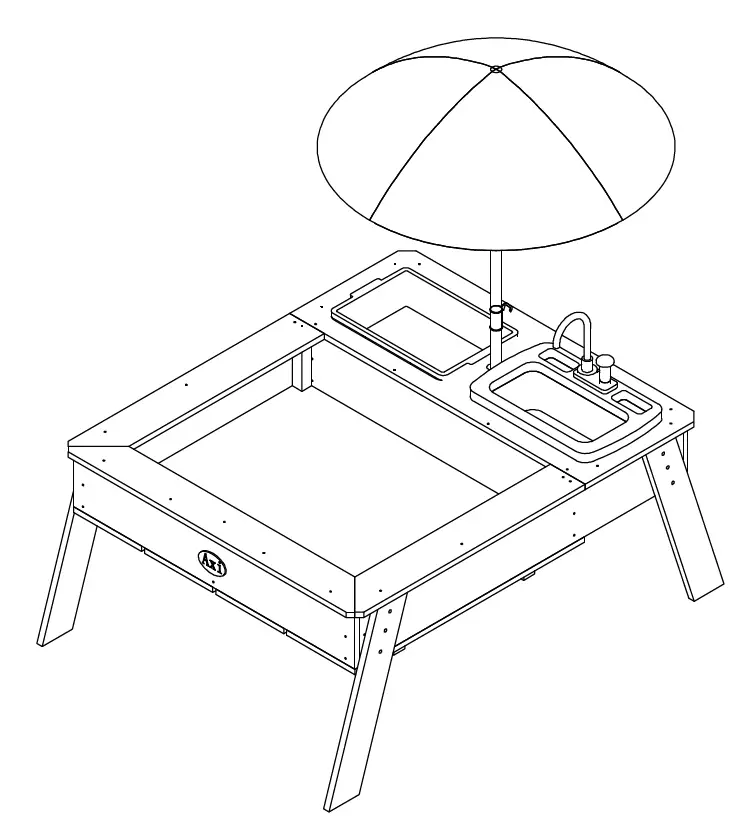 AXI Sand and Water Table Linda