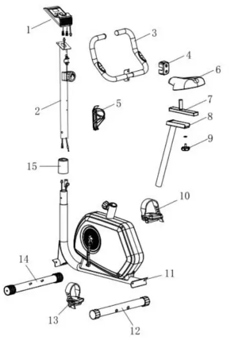 STORMRED-SPTstorm028-SEAHAWK-Stationary-Bicycle-FIG-1