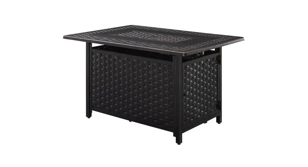 Fire Sense 63699 Albany 44-inch Rectangular Aluminum Propane Gas Fire Pit User Manual