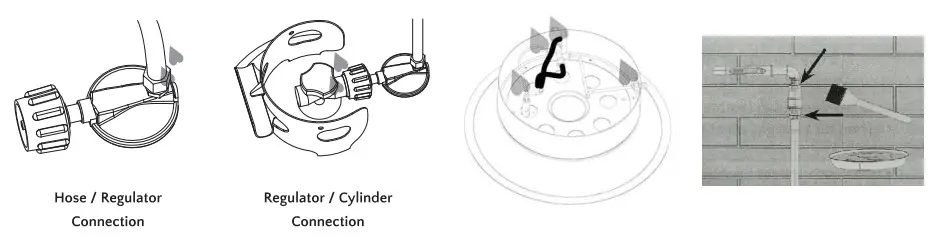 Fire Sense 63699 Albany 44-Inch Rectangular Aluminum Propane Gas Fire Pit - fig 12
