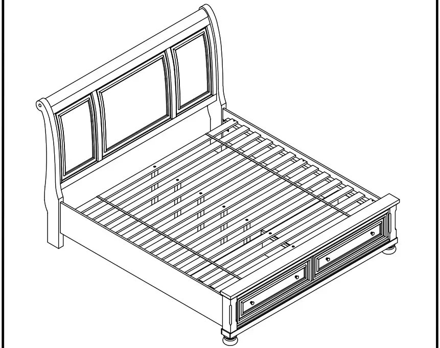ASHLEY B719 77 Flynnter Queen Sleigh Bed - Product Overview 14