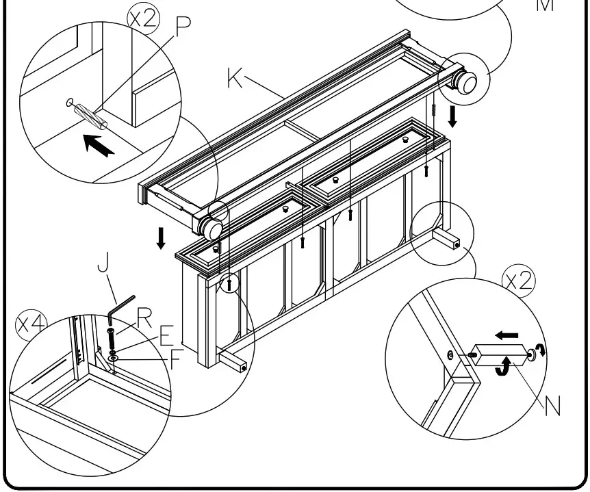 ASHLEY B719 77 Flynnter Queen Sleigh Bed - Product Overview 6