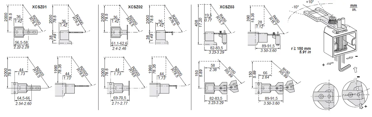 Schneider Electric XCSLE XCSLF Safety Switch 4