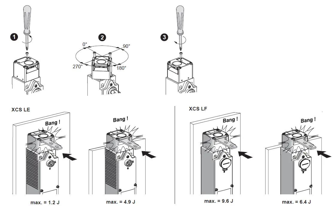 Schneider Electric XCSLE XCSLF Safety Switch 8