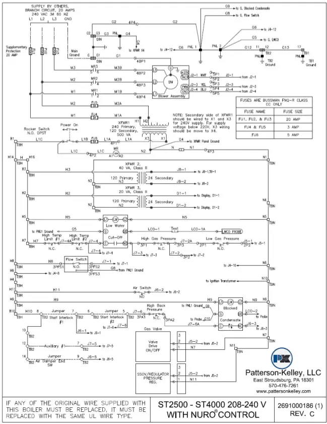 Patterson Kelley P-K Storm Gas Fired Boiler - Natural Gas 208-240 Volt 1