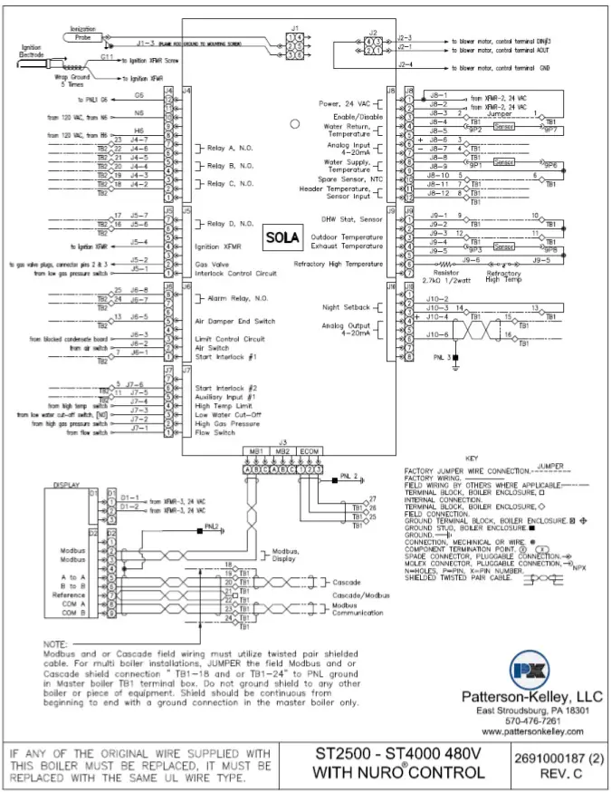 Patterson Kelley P-K Storm Gas Fired Boiler - Natural Gas 480 Volt 2